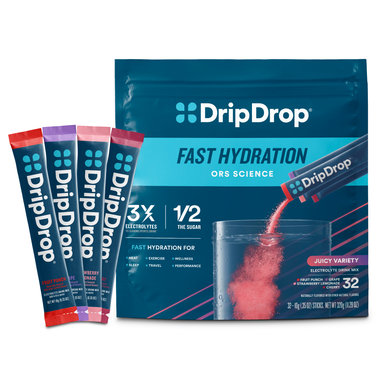 dripdrop-juicy-variety-pack-electrolyte-powder-8-oz-sticks-32-count-j3 Juicy_Variety_-_32ct_-_Transparent.png