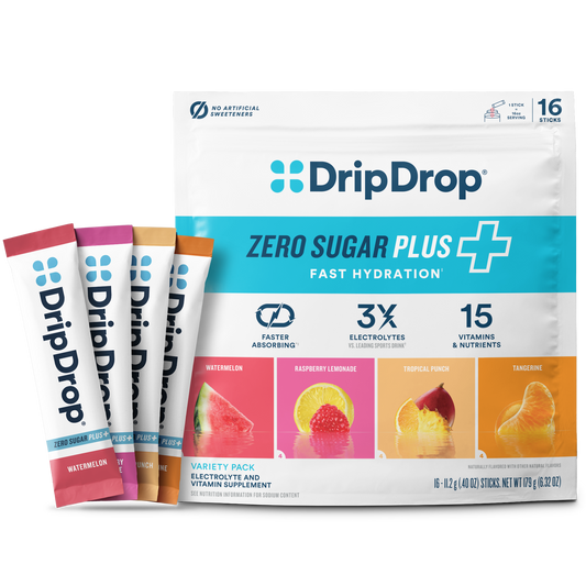 dripdrop-zero-sugar-plus-watermelon-tangerine-tropical-punch-raspberry-lemonade-16-oz-sticks-16-count-k9 Pouch_16ct_Front16ozSticks_VSPlus_Variety_A.png